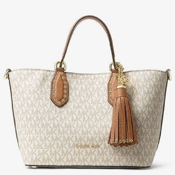 *$189 *NEW* MICHAEL KORS Brooklyn Small Logo Satch - Picture 4 of 4